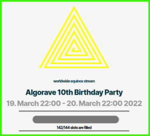 Event: “10th Birthday Party” by Algorave